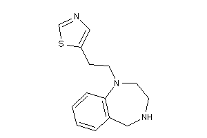 5-[2-(2,3,4,5-tetrahydro-1,4-benzodiazepin-1-yl)ethyl]thiazole