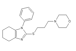 4-[3-[(1-phenyl-4,5,6,7-tetrahydrobenzimidazol-2-yl)thio]propyl]morpholine