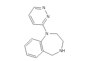 1-pyridazin-3-yl-2,3,4,5-tetrahydro-1,4-benzodiazepine