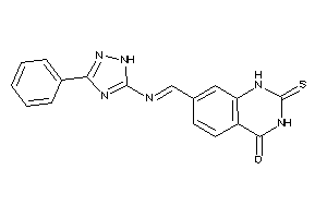 7-[(3-phenyl-1H-1,2,4-triazol-5-yl)iminomethyl]-2-thioxo-1H-quinazolin-4-one