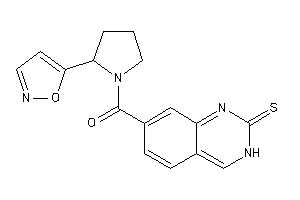 (2-isoxazol-5-ylpyrrolidino)-(2-thioxo-3H-quinazolin-7-yl)methanone