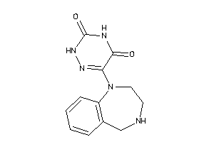 6-(2,3,4,5-tetrahydro-1,4-benzodiazepin-1-yl)-2H-1,2,4-triazine-3,5-quinone