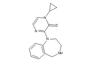 1-cyclopropyl-3-(2,3,4,5-tetrahydro-1,4-benzodiazepin-1-yl)pyrazin-2-one