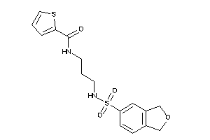 N-[3-(phthalan-5-ylsulfonylamino)propyl]thiophene-2-carboxamide