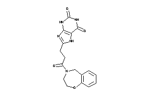 8-[3-(3,5-dihydro-2H-1,4-benzoxazepin-4-yl)-3-keto-propyl]-7H-xanthine