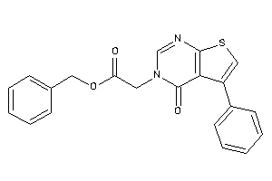 2-(4-keto-5-phenyl-thieno[2,3-d]pyrimidin-3-yl)acetic Acid Benzyl Ester