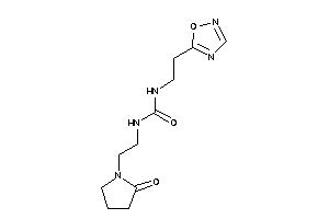 1-[2-(2-ketopyrrolidino)ethyl]-3-[2-(1,2,4-oxadiazol-5-yl)ethyl]urea