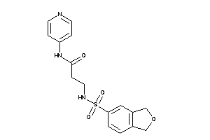 3-(phthalan-5-ylsulfonylamino)-N-(4-pyridyl)propionamide