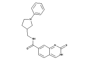 N-[(1-phenylpyrrolidin-3-yl)methyl]-2-thioxo-3H-quinazoline-7-carboxamide