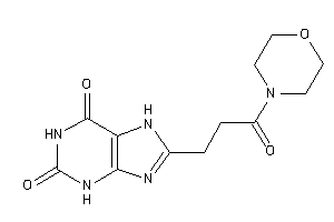 8-(3-keto-3-morpholino-propyl)-7H-xanthine