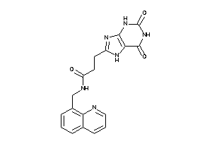 3-(2,6-diketo-3,7-dihydropurin-8-yl)-N-(8-quinolylmethyl)propionamide