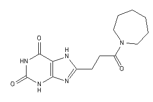 8-[3-(azepan-1-yl)-3-keto-propyl]-7H-xanthine