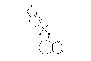 N-(2,3,4,5-tetrahydro-1-benzoxepin-5-yl)phthalan-5-sulfonamide