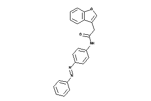 Image of 2-(benzofuran-3-yl)-N-(4-phenylazophenyl)acetamide