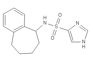 N-(6,7,8,9-tetrahydro-5H-benzocyclohepten-9-yl)-1H-imidazole-4-sulfonamide