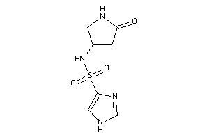 N-(5-ketopyrrolidin-3-yl)-1H-imidazole-4-sulfonamide