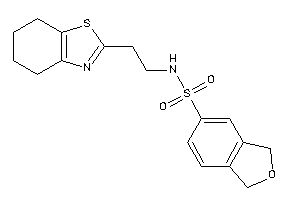 N-[2-(4,5,6,7-tetrahydro-1,3-benzothiazol-2-yl)ethyl]phthalan-5-sulfonamide