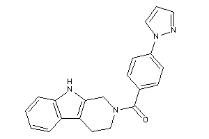 (4-pyrazol-1-ylphenyl)-(1,3,4,9-tetrahydro-$b-carbolin-2-yl)methanone