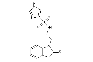 N-[2-(2-ketoindolin-1-yl)ethyl]-1H-imidazole-4-sulfonamide