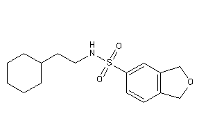 N-(2-cyclohexylethyl)phthalan-5-sulfonamide