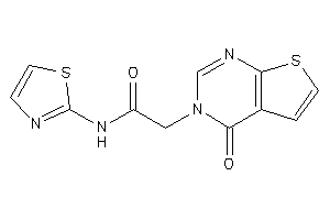 2-(4-ketothieno[2,3-d]pyrimidin-3-yl)-N-thiazol-2-yl-acetamide