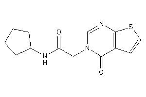 N-cyclopentyl-2-(4-ketothieno[2,3-d]pyrimidin-3-yl)acetamide