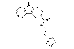 N-[2-(1,2,4-oxadiazol-5-yl)ethyl]-1,3,4,5-tetrahydropyrido[4,3-b]indole-2-carboxamide