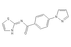 4-pyrazol-1-yl-N-(4-thiazolin-2-ylidene)benzamide