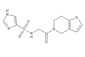 N-[2-(6,7-dihydro-4H-thieno[3,2-c]pyridin-5-yl)-2-keto-ethyl]-1H-imidazole-4-sulfonamide