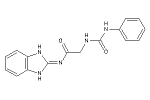 N-(1,3-dihydrobenzimidazol-2-ylidene)-2-(phenylcarbamoylamino)acetamide