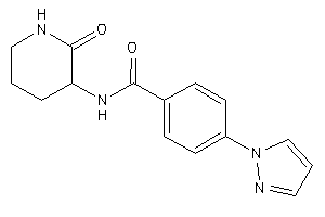 N-(2-keto-3-piperidyl)-4-pyrazol-1-yl-benzamide