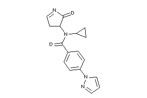 Image of N-cyclopropyl-N-(2-keto-1-pyrrolin-3-yl)-4-pyrazol-1-yl-benzamide