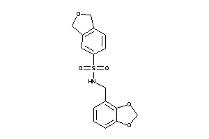 N-(1,3-benzodioxol-4-ylmethyl)phthalan-5-sulfonamide