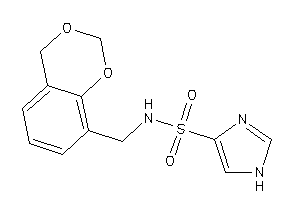 N-(4H-1,3-benzodioxin-8-ylmethyl)-1H-imidazole-4-sulfonamide