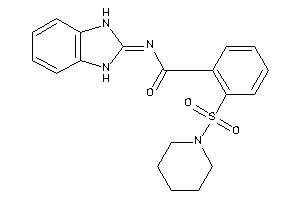 N-(1,3-dihydrobenzimidazol-2-ylidene)-2-piperidinosulfonyl-benzamide