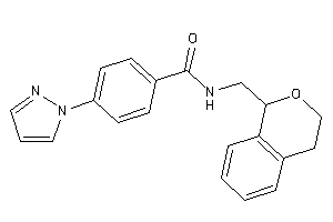 Image of N-(isochroman-1-ylmethyl)-4-pyrazol-1-yl-benzamide