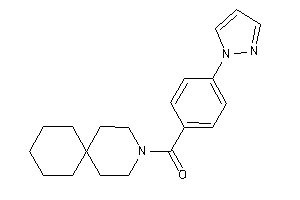 3-azaspiro[5.5]undecan-3-yl-(4-pyrazol-1-ylphenyl)methanone