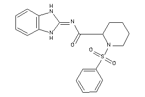 Image of 1-besyl-N-(1,3-dihydrobenzimidazol-2-ylidene)pipecolinamide