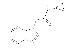 2-(benzimidazol-1-yl)-N-cyclopropyl-acetamide