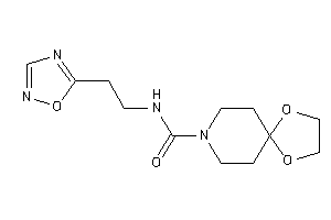 N-[2-(1,2,4-oxadiazol-5-yl)ethyl]-1,4-dioxa-8-azaspiro[4.5]decane-8-carboxamide