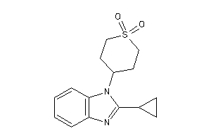 4-(2-cyclopropylbenzimidazol-1-yl)thiane 1,1-dioxide