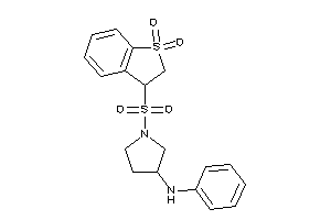 [1-[(1,1-diketo-2,3-dihydrobenzothiophen-3-yl)sulfonyl]pyrrolidin-3-yl]-phenyl-amine