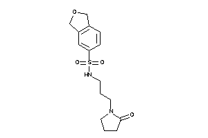 N-[3-(2-ketopyrrolidino)propyl]phthalan-5-sulfonamide