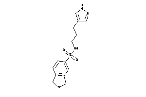 N-[3-(1H-pyrazol-4-yl)propyl]phthalan-5-sulfonamide