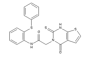 2-(4-keto-2-thioxo-1H-thieno[2,3-d]pyrimidin-3-yl)-N-[2-(phenylthio)phenyl]acetamide