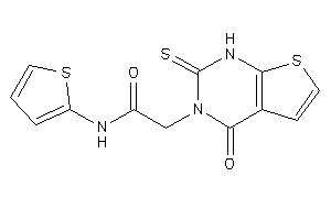 2-(4-keto-2-thioxo-1H-thieno[2,3-d]pyrimidin-3-yl)-N-(2-thienyl)acetamide