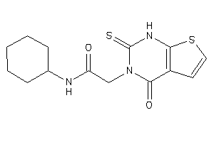 N-cyclohexyl-2-(4-keto-2-thioxo-1H-thieno[2,3-d]pyrimidin-3-yl)acetamide