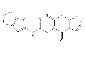 N-(5,6-dihydro-4H-cyclopenta[b]thiophen-2-yl)-2-(4-keto-2-thioxo-1H-thieno[2,3-d]pyrimidin-3-yl)acetamide