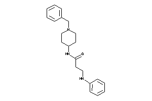3-anilino-N-(1-benzyl-4-piperidyl)propionamide