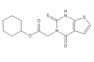 2-(4-keto-2-thioxo-1H-thieno[2,3-d]pyrimidin-3-yl)acetic Acid Cyclohexyl Ester